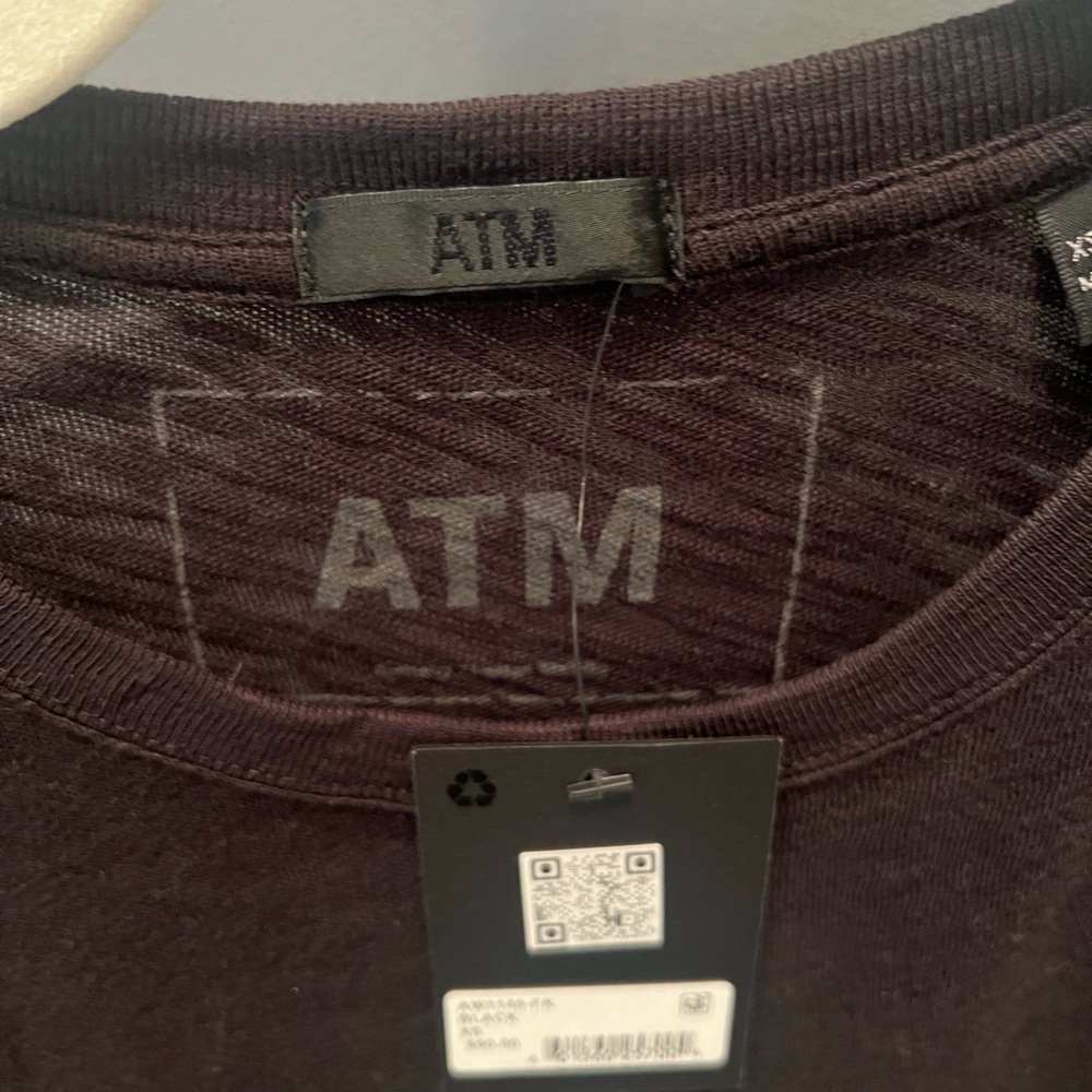 NWT ATM SLUB JERSEY SCHOOLBOY CREW NECK TEE - Picture 5 of 11